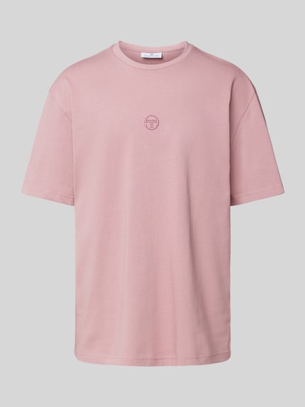 Sergio Tacchini T-Shirt mit Label-Stitching Modell 'SIMBA' Altrosa 2