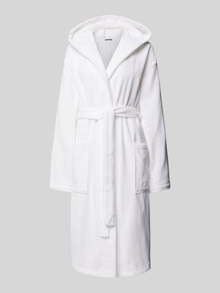 SCHIESSER Bademantel mit Taillengürtel Modell 'Terry' Weiss 1