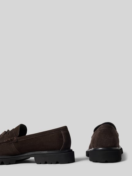 Steve Madden Loafers aus Leder Modell 'Horst-O' Dunkelbraun 2