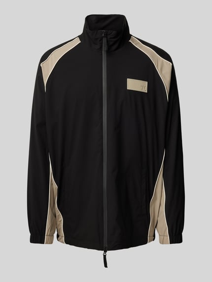EA7 Emporio Armani Bluza rozpinana zapinana na zamek błyskawiczny Czarny 2