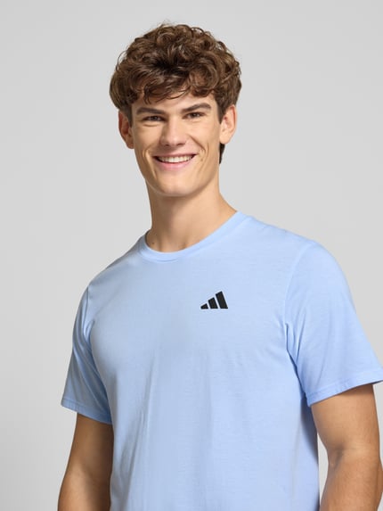 adidas Training T-Shirt mit Label-Print Bleu 3