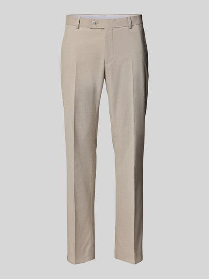 Regular Fit Anzughose mit Paspeltaschen Modell 'X-Tension' Shop The Look MANNEQUINE