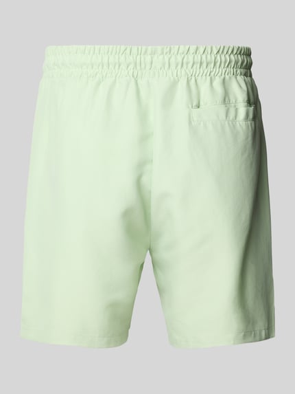 PEGADOR Badehose mit Label-Stitching Gruen 3