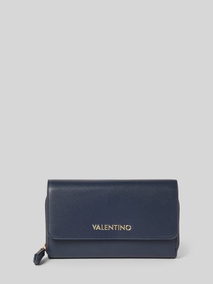 Valentino Bags Portemonnaie mit Label-Detail Marine 1