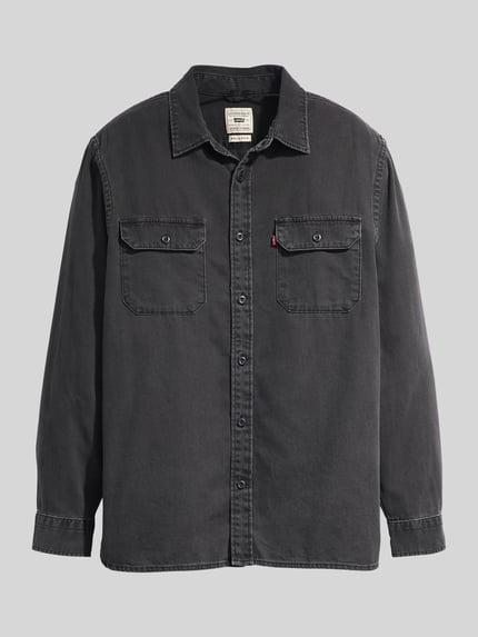 Levi's® Koszula jeansowa o kroju relaxed fit z czystej bawełny Czarny 2