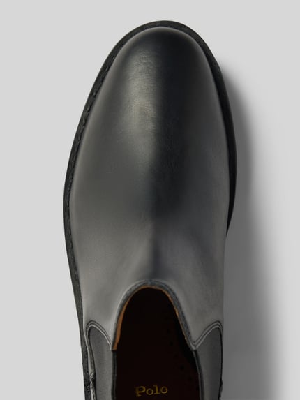 Polo Ralph Lauren Chelsea Boots aus Rindsleder mit Logo-Detail Black 3