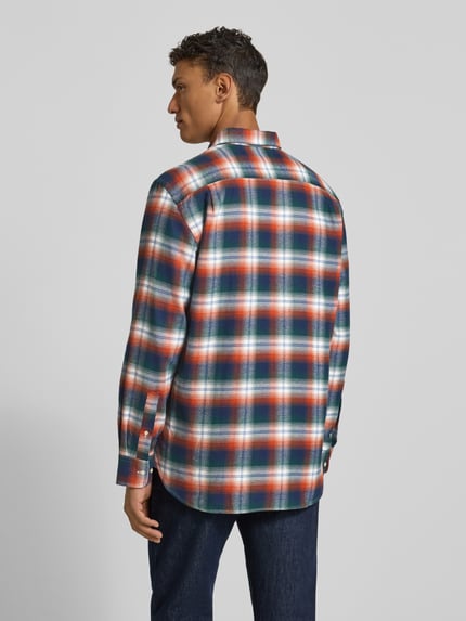 Christian Berg Men Regular Fit Freizeithemd mit Button-Down-Kragen Kupfer 5