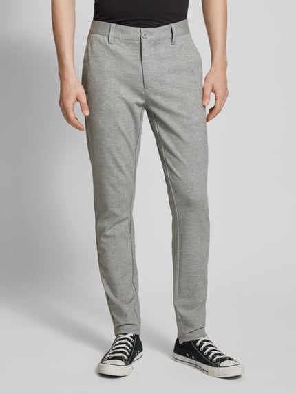 ONLY & SONS Chino mit französischen Eingrifftaschen Modell 'MARK' Hellgrau 4