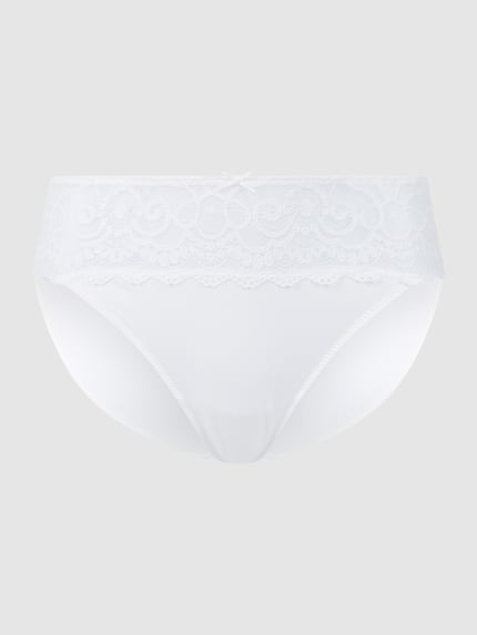 Mey Slip aus Mikrofaser Modell 'Amorous' Weiss 2