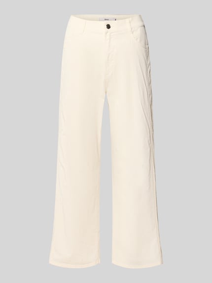 Brax Straight Leg Hose aus Baumwoll-Mix Modell 'MAINE S' Weiss 2