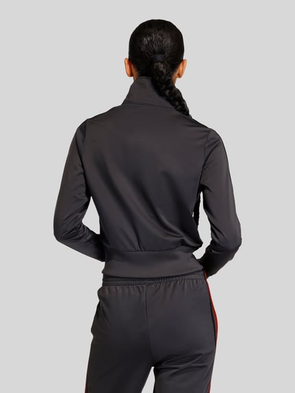 adidas Originals regular fit trainingsjack met labelstitching Zwart - 5