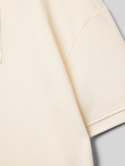 Tom Tailor Regular fit poloshirt van puur katoen Offwhite - 2
