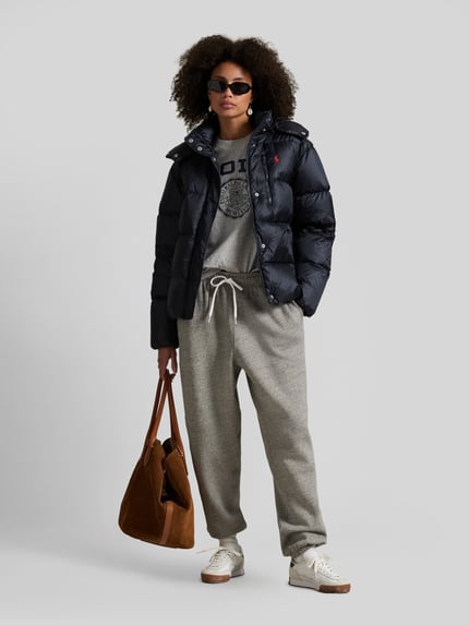 Polo Ralph Lauren Daunenjacke mit abnehmbarer Kapuze Marine 1