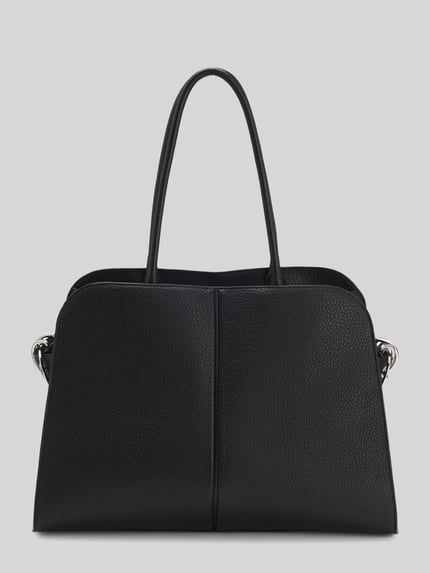 BOSS Shopper aus echtem Leder mit Logo-Prägung Modell 'CLARICE TOTE' Black 2