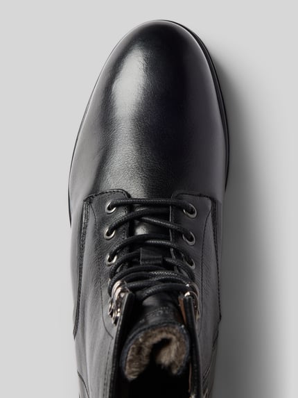 DIGEL Schnürstiefel aus Rindsleder mit Reißverschluss Savoy Black 3