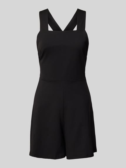 EDITED Jumpsuit mit Karree-Ausschnitt Modell 'Alessia' Black 2
