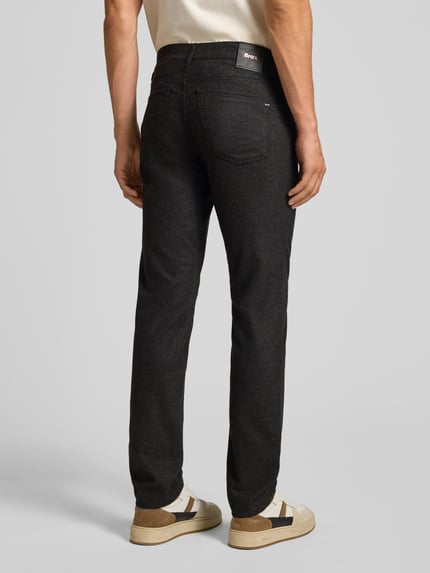 Brax Slim Fit Stoffhose mit Viskose-Anteil im 5-Pocket-Design Modell 'Chuck' Anthrazit 5