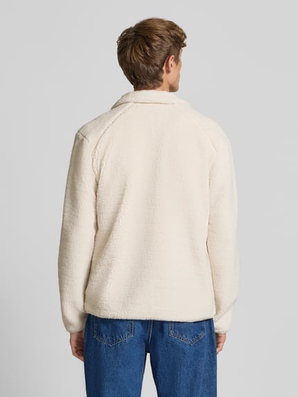 ONLY & SONS Regular Fit Webpelzjacke mit Mesh Innenstoff Modell 'DALLAS' Beige 5