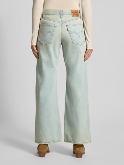 Levi's® Jeans im Used-Look Modell 'MIDDY' Hellblau 5