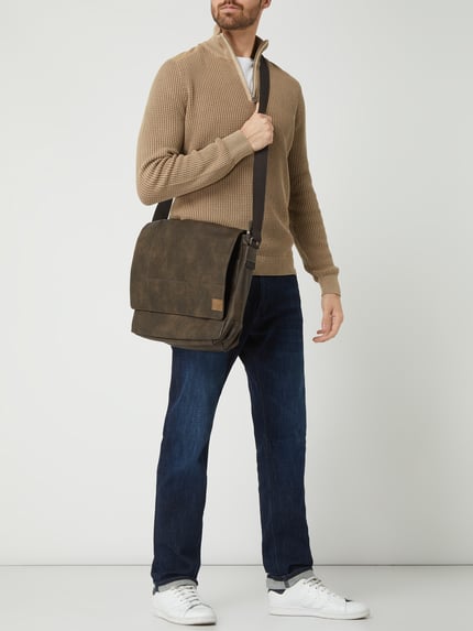 camel active Messenger Bag in Leder-Optik Mittelbraun 1