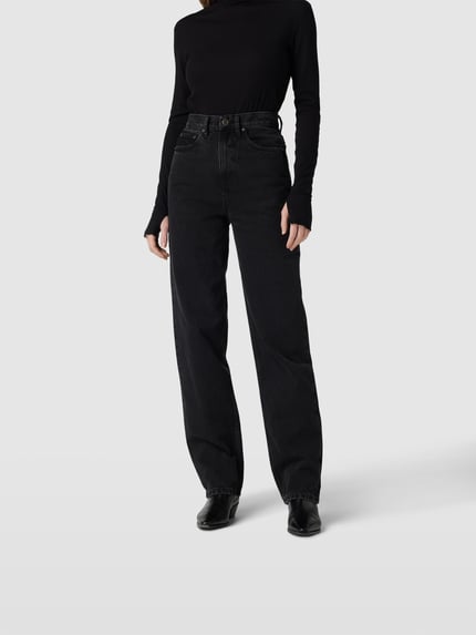 ROTATE regular fit jeans van katoen Zwart - 4