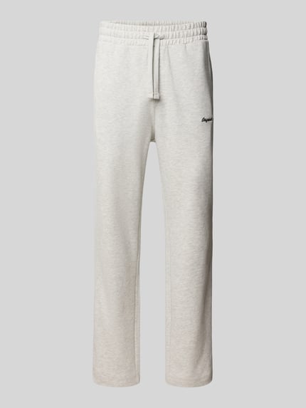 JACK & JONES Sweatpants mit elastischem Bund Modell 'KANE' Offwhite Melange 2