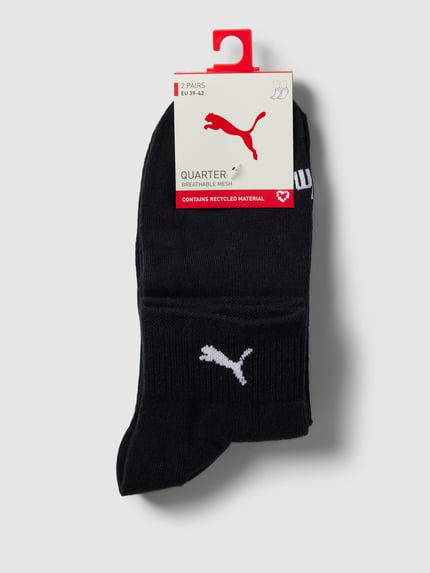 PUMA Socken mit Logo-Print im 2er-Pack Black 3