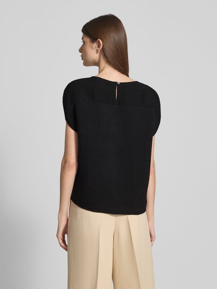 someday. Blusenshirt mit Rundhalsausschnitt Modell 'Zlamea' Black 5