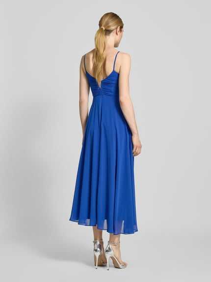 Jake*s Cocktail Cocktailkleid mit Wasserfall-Ausschnitt Royal 5
