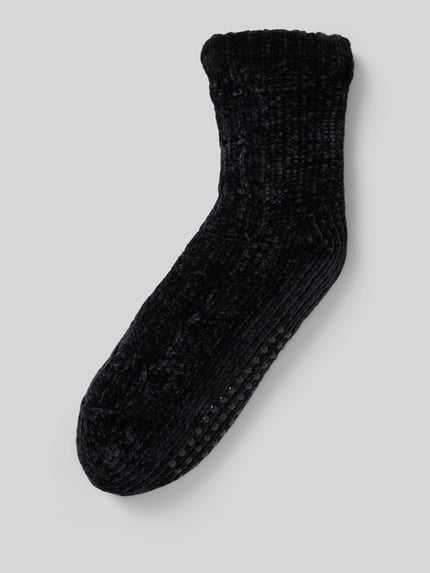CAPELLI NEW YORK Socken mit geripptem Abschluss Black 1