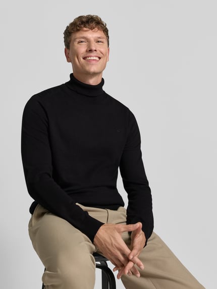 LERROS Regular Fit Strickpullover mit Rollkragen Black 3