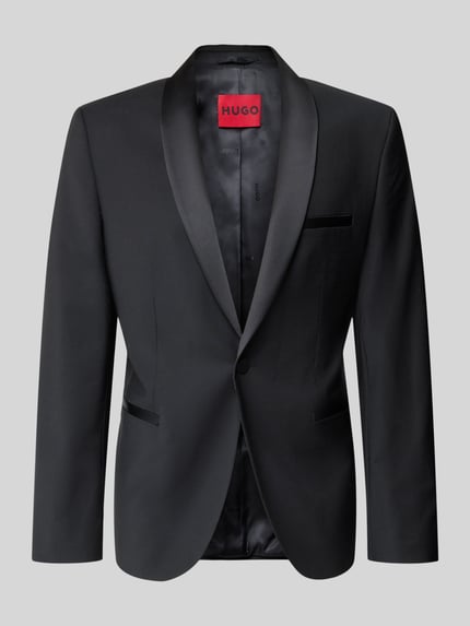 Regular Fit Sakko aus Wolle mit Schalkragen Shop The Look MANNEQUINE