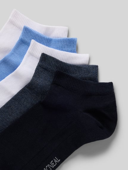 Produktfoto, Sneakersocken aus Baumwoll-Mix in 5er-Pack von MCNEAL, mieszanka bawełny, elastyczne ściągacze, wyhaftowane logo