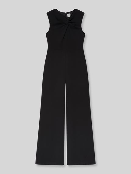 Calvin Klein Womenswear Kombinezon o kroju regular fit z wiązanym detalem Czarny 2