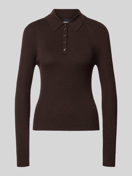 Regular Fit Pullover aus reiner Wolle Modell 'Faelina' Shop The Look MANNEQUINE