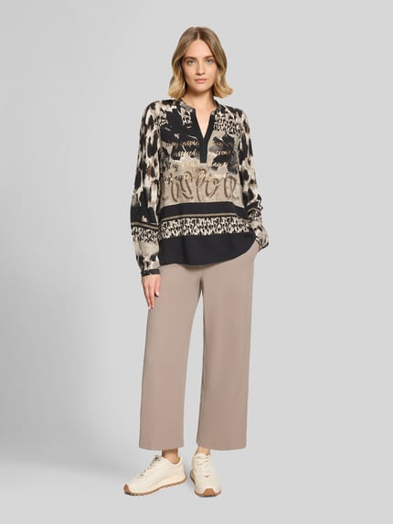 Betty Barclay Regular Fit Langarmbluse aus reiner Viskose  Sand 1