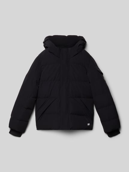 Cars Jeans Regular Fit Steppjacke mit Logo-Applikation Modell 'Camden' Black 1
