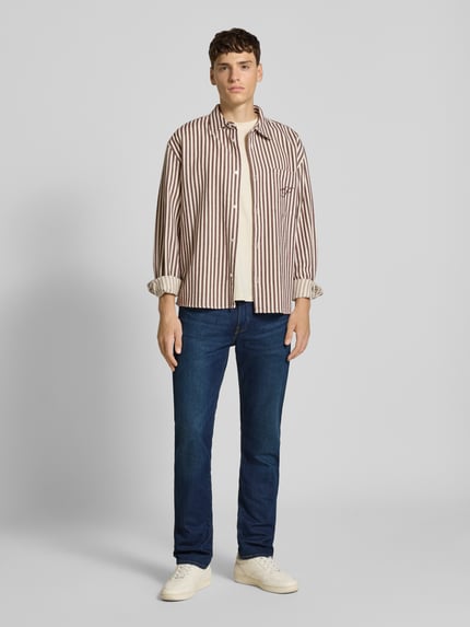 Levi's® Jeansy o kroju slim fit z wpuszczanymi kieszeniami model ‘511®’ Jeansowy niebieski 1