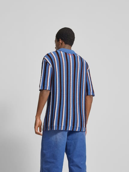 Marni Poloshirt met streepmotief Blauw - 5