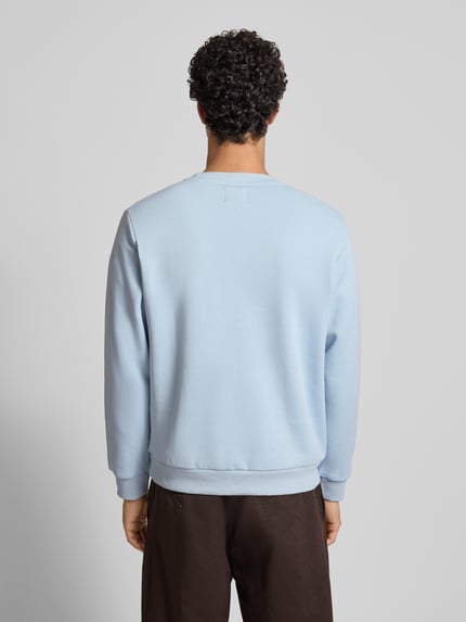 JACK & JONES Sweatshirt mit Label-Print Hellblau 5