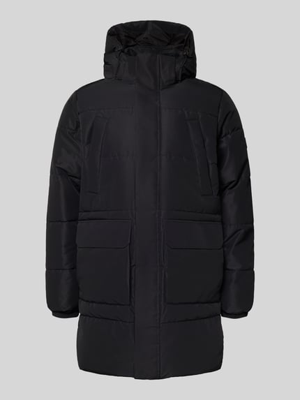 ONLY & SONS Regular fit parka met afneembare capuchon, model 'CAM' Zwart - 2