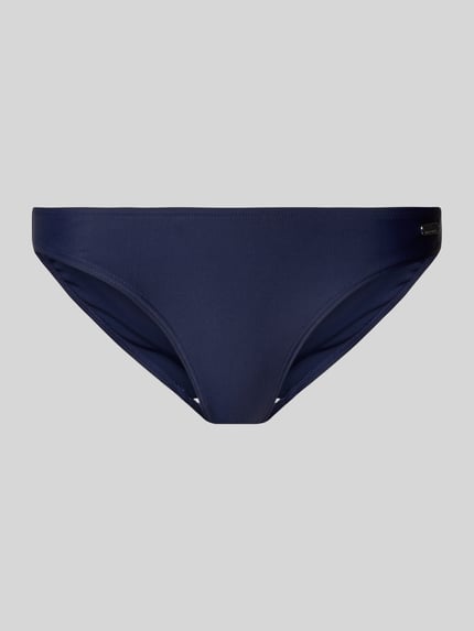 Bikinihose mit Label-Applikation Modell 'Summer' Shop The Look MANNEQUINE