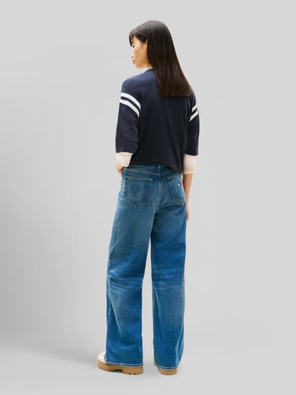 Tommy Jeans Wide & Loose Fit Jeans aus Baumwoll-Mix Blau 5