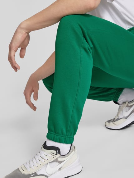 Nike Spodnie dresowe z nadrukiem z logo Zielony 3