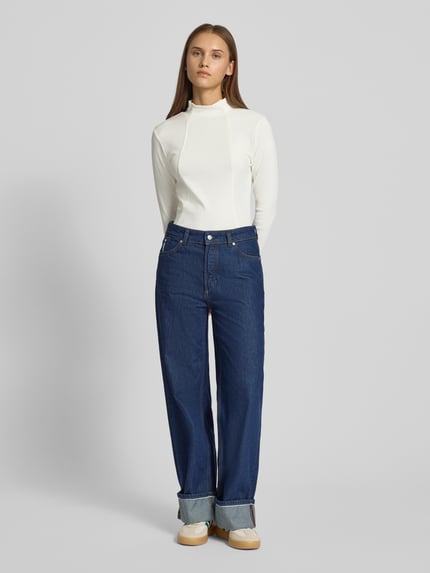 G-Star RAW Longsleeve mit Stehkragen Offwhite 1