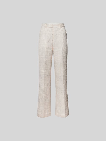 ROTATE Stoffen broek in tricotlook Roze - 2