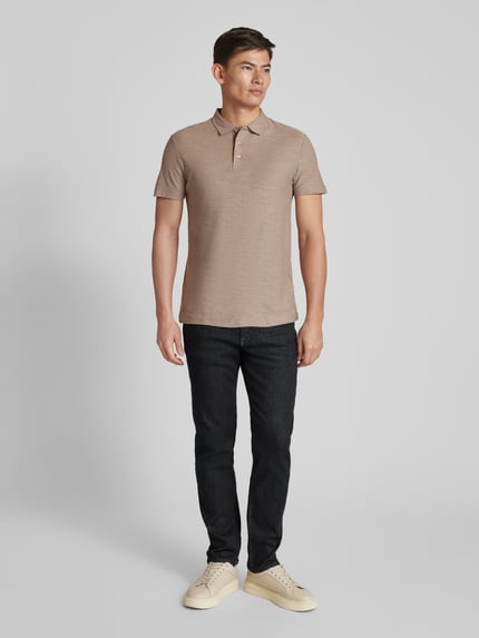 JOOP! JEANS regular fit jeans in effen design model 'Mitch' Zwart - 1