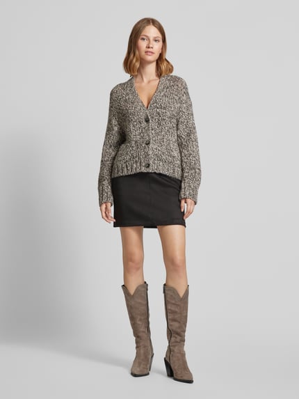 VERO MODA Minirok in leerlook, model 'DONNA DINA' Black - 1
