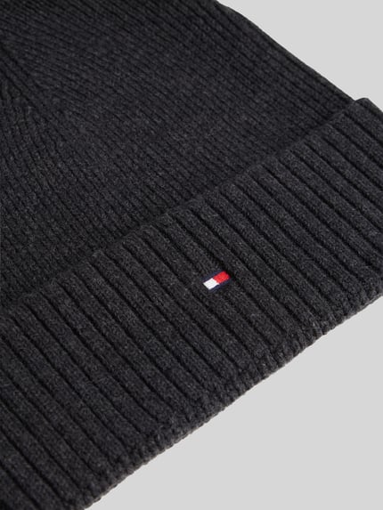 Tommy Hilfiger Mütze mit Logo-Detail Anthrazit 3