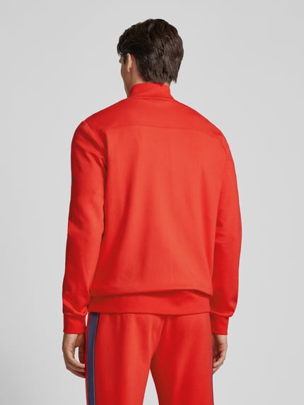 JOY Sweatjacke mit Label-Detail Modell 'G-Style' Rot 5